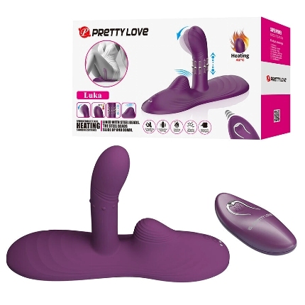 Vibrador Pretty Love Luka com Aquecimento e Comando