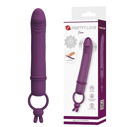 Pretty Love - Cora Vibrador Forma Pene Con Anillo De Sujeción