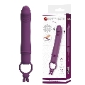 Vibrador Pretty Love Cora Com Cockring Roxo