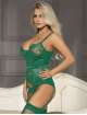 La Muñeca De R80535-2 De La Renta, Transparente, Verde,160071
