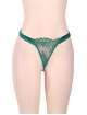 La muñeca de R80535-2P de Encaje Transparente de color Verde de Gran Tamaño,160072