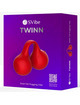 Vibrador Snail Vibe Twinn Cherry Vermelho