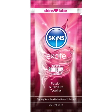 Lubrificante Água Skins Excite 5 ml