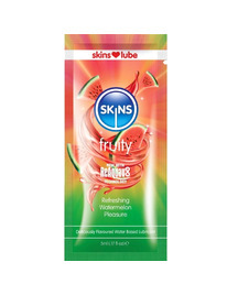 Skins - Fruity Water-Based Lubricant Watermelon Single-Dose 5 Ml