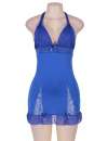 Babydoll R80284P Azul Tamanho Grande,160077