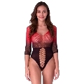Body Passion Kitty Degradê Preto e Vermelho