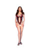 Body Chilirose Amanda Floral Vermelho