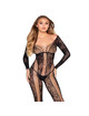Catsuit Leg Avenue Nelia Renda Preto