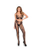 Conjunto Leg Avenue Lua Renda e Tule Preto