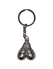 Diablo Picante - Silver Eggs Metal Keychain