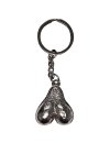 Diablo Picante - Silver Eggs Metal Keychain
