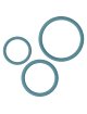 Ohmama - 3 Rings Set For Penis & Testicles - Blue