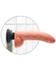 Vibrador Realístico King Cock com Testículos Bege 23 cm