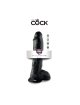 King Cock - 10 Dildo Black With Balls 25.4 Cm