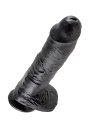 King Cock - 10 Pene Realistico Negro 26.5 Cm