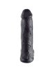 King Cock - 12 Dildo Black With Balls 30.48 Cm