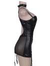 Body R80385P with Garters and Choker Black Size Large 162045