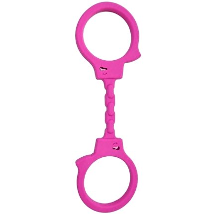 Diablo Picante - Silicone Handcuffs Fuchsia