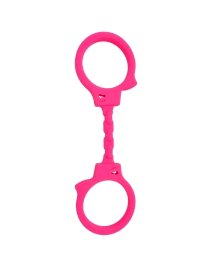 Diablo Picante - Silicone Handcuffs Pink