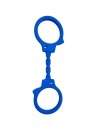 Diablo Picante - Silicone Handcuffs Blue
