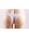 Briefs P5109-2 thong bikini with Jewels White Size Large 176097G