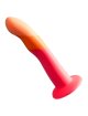 Romp - Dizi Silicone Dildo With Suction Cup Tricolor 18 Cm