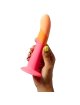 Romp - Dizi Silicone Dildo With Suction Cup Tricolor 18 Cm