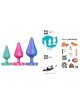 Romp - Luster Anal Training Kit S/M/L With Flower-Shaped Base