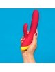 Vibrador Rabbit Romp Jazz Recarregável Vermelho