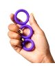 Romp - Remix Trio Set Of 3 Purple Silicone Penis Rings