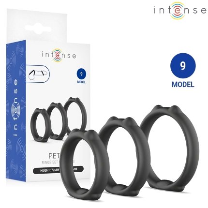 Intense - Peter Set De 3 Anillos Modelo 9
