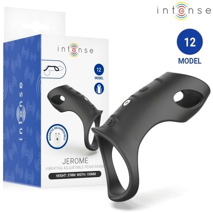 Intense - Jerome Adjustable Vibrating Penis Ring Model 12