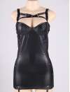 Dress Synthetic Leather with Rivets Black Size Large 19703426