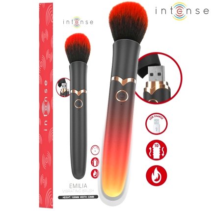 Vibrador Intense Emilia com Aquecimento 16 cm