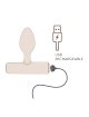Rocks-Off - Nova Solaris Plug Anal Fino Recargable 16 Funciones Negro