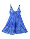 Babydoll Floral Lace Soft Blue 160080