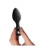 Rocks-Off - Nova Solaris Plug Anal Fino Recargable 16 Funciones Negro