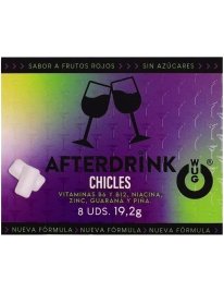 Wug After Drink – El Chicle Funcional Que Te Ayuda A Recuperar Energía Tras La Noche Blister 8 Uds