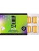 Wug On - Functional Caffeine & Guarana Gum Mint & Vanilla Flavour Blister 8 Pcs