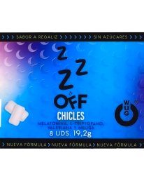 Wug Off - El Chicle Funcional Con Melatonina Y Valeriana Sabor Regaliz Blister 8 Uds