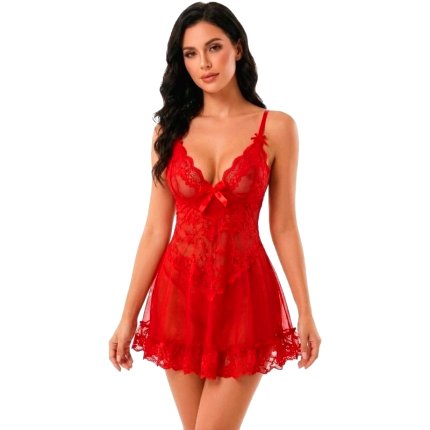 Babydoll Livco Corsetti Nuit Vermelho