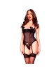 Chilirose - Cr 4893 Set Corset Negro S
