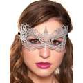 Mask-Glamorous Silver Lace