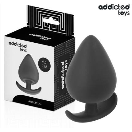 addicted toys - plug anal silicona talla xl 9.5 cm
