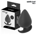 addicted toys - plug anal silicona talla xl 9.5 cm