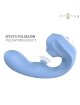 Intense - Gina Multifunction Clitoral Stimulator Blue