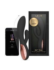 Lelo - Ina Thrust Vibrador Rabbit Con Empuje Negro