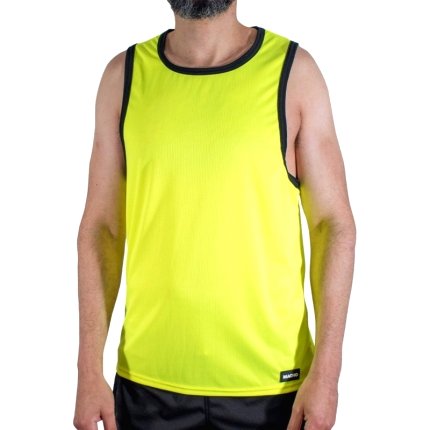 Macho - Cmv001 Yellow Gym T-Shirt S/M