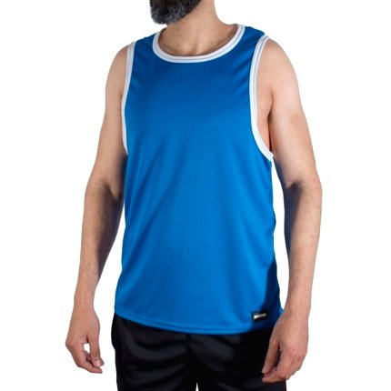 Macho - Cmv002 Camiseta Gym Azul S/M