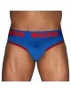 Macho - Mch005 Slip Clásico Azulón + Rojo S